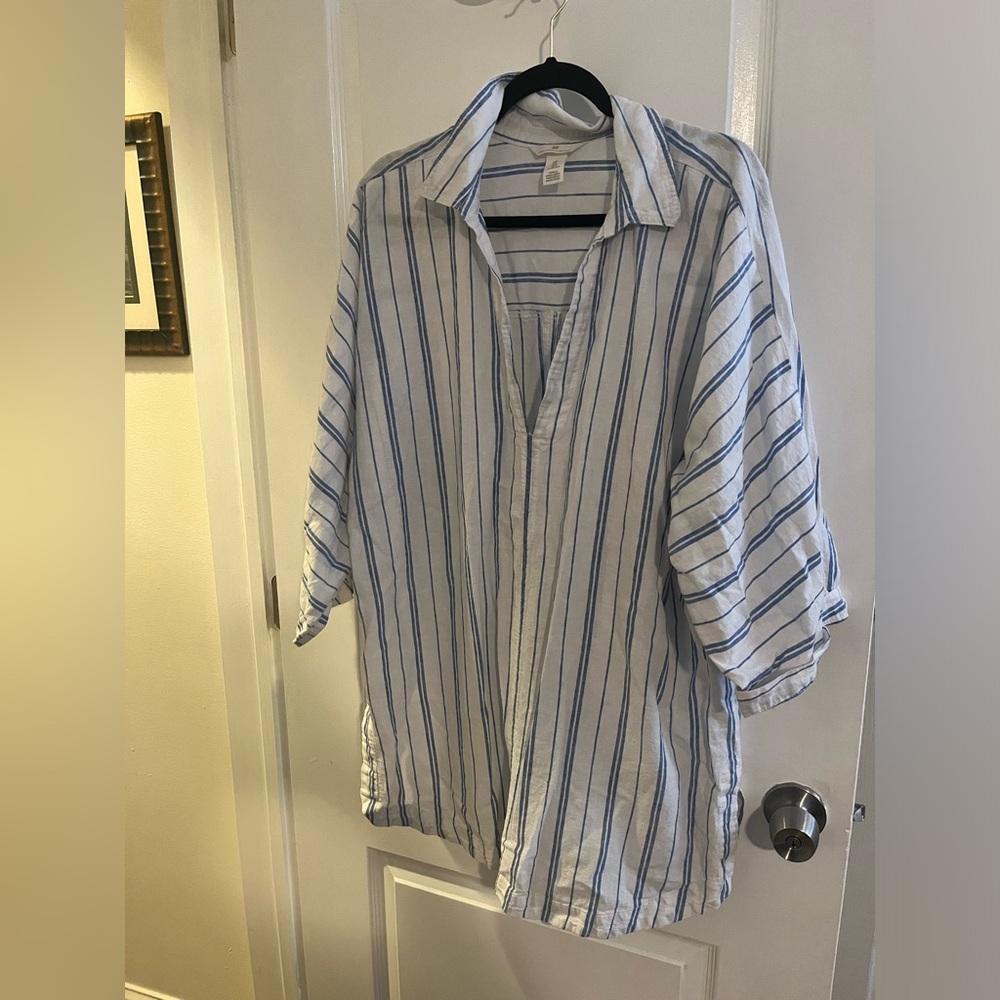 Linen Shirt Dress or Coverall